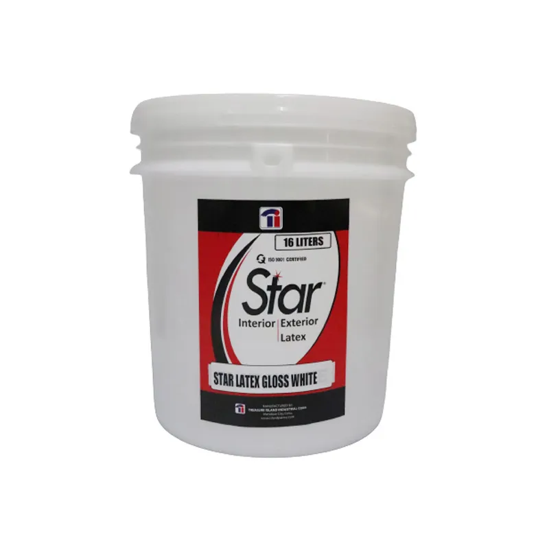 R-PAINT STAR PAIL LATEX GLOSS WHITE